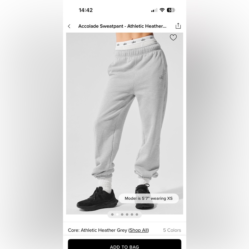 Women’s Alo sweatpants joggers